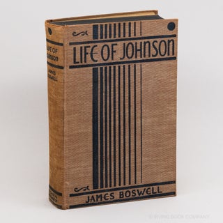 The Life of Samuel Johnson (Modern Library G2). JAMES BOSWELL
