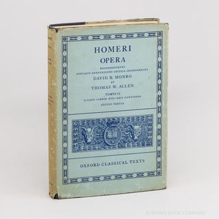 Homeri Opera. Tomus II: Iliadis Libros XIII-XXIV Continens (Oxford Classical Texts). HOMER, DAVID...