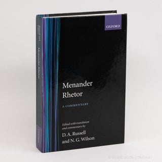 Menander Rhetor. MENANDER RHETOR, D A. RUSSELL, N G. WILSON