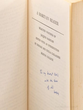 A Maritain Reader: Selected Writings of Jacques Maritain (Image D 210)