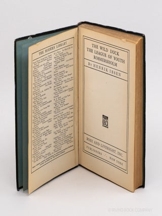 The Wild Duck, The League of Youth, Rosmersholm (Modern Library No. 54)
