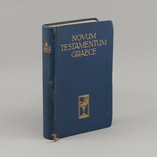 Novum Testamentum Graece. D. EBERHARD NESTLE, D. ERWIN NESTLE