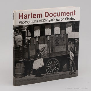 Harlem Document: Photographs 1932-1940 [Association Copy]. AARON SISKIND, JONATHAN WILLIAMS
