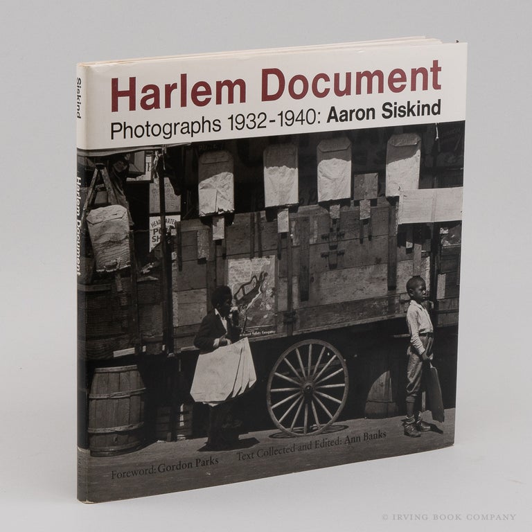 Harlem Document: Photographs 1932-1940 [Association Copy]. AARON SISKIND, JONATHAN WILLIAMS.