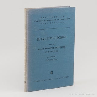 Academicorum Reliquiae cum Lucullo. M. TULLIUS CICERO, O. PLASBERG