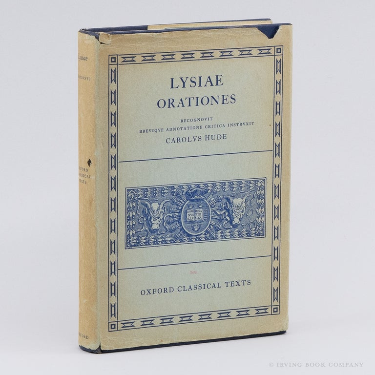 Lysiae Orationes (Oxford Classical Texts). LYSIAS, CAROLUS HUDE.