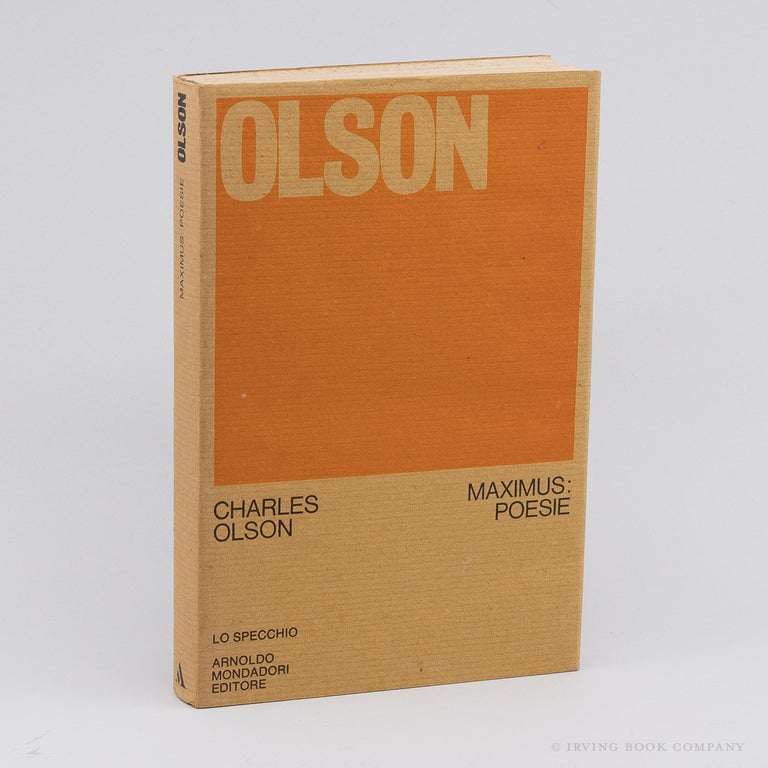 Maximus: Poesie [The Maximus Poems]. CHARLES OLSON, SILVANO SABBADINI.