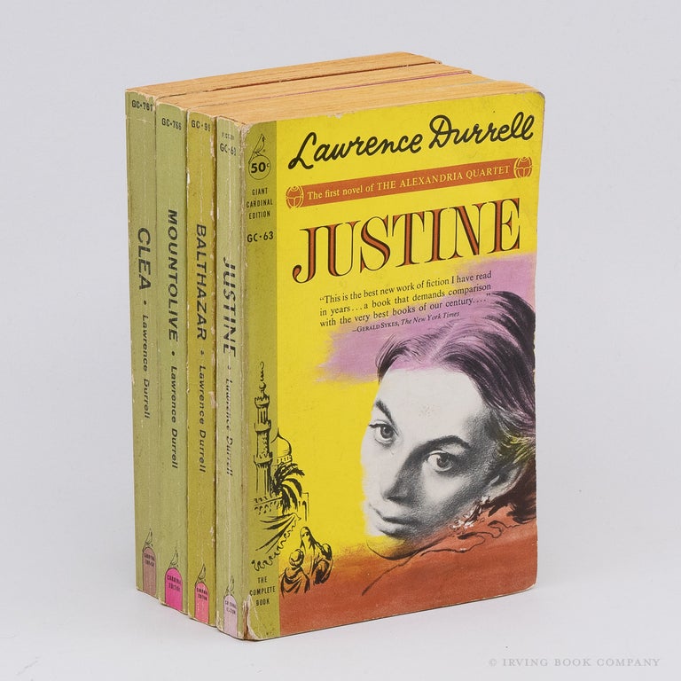 The Alexandria Quartet: Justine, Balthazar, Mountolive, Clea (GC 63, 99, 766, 767). LAWRENCE DURRELL.