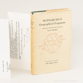 The Geographical Fragments of Hipparchus. HIPPARCHUS, D R. DICKS
