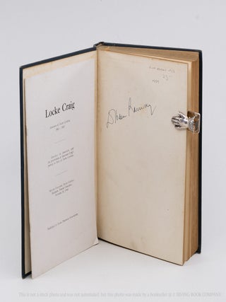 Memoirs and Speeches of Locke Craig, Governor of North Carolina, 1913-1917; A History -- Political and Otherwise from Scrap Books and Old Manuscripts