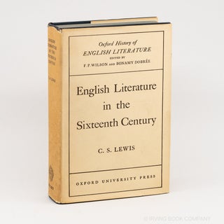 English Literature in the Sixteenth Century Excluding Drama. C. S. LEWIS