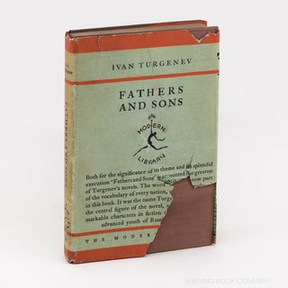 Fathers and Sons (Modern Library No. 21). IVAN S. TURGENEV, CONSTANCE GARNETT